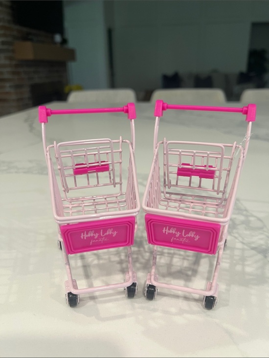Other - 💕Cute. Mini Shopping Cart. 2pc